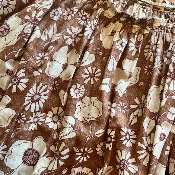 Free People Floral Parachute Blouse - Picture 3 of 3